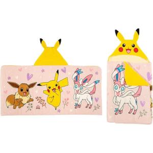 imageBarbie BathPoolBeach Soft Cotton Terry Hooded Towel Wrap 24 in x 50 in By Franco KidsPink  Pokemon Girl