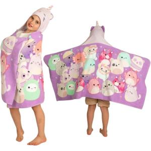 imageBarbie BathPoolBeach Soft Cotton Terry Hooded Towel Wrap 24 in x 50 in By Franco KidsSquishmallows Cienna
