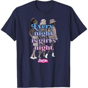 imageBarbie The Movie  Every Night Is Girls Night TShirtNavy Blue