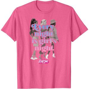 imageBarbie The Movie  Every Night Is Girls Night TShirtPink Heather