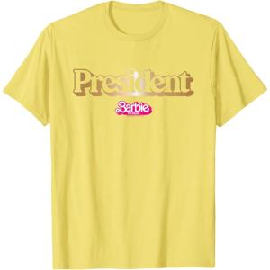 imageBarbie The Movie  President TShirtLemon Yellow