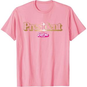 imageBarbie The Movie  President TShirtPink