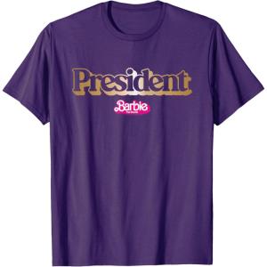 imageBarbie The Movie  President TShirtPurple