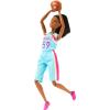 imageBarbie Careers Fashion Doll ampamp Accessories Made to Move Brunette Basketball Player Wearing Removable Uniform with Ball 22 Bendable Joints