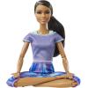 imageBarbie Fashionistas Doll 121 with Brown Hair ampamp Prosthetic Leg Wearing Blue Sweater Dress ampamp Accessories Including Shoes ampamp Hoop EarringsBlue purple