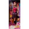 imageBarbie Fashionistas Doll 121 with Brown Hair ampamp Prosthetic Leg Wearing Blue Sweater Dress ampamp Accessories Including Shoes ampamp Hoop EarringsBrowna