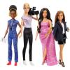 imageBarbie Careers Set of 4 Dolls ampamp Accessories Women in Film with Studio Executive Director Cinematographer ampamp Movie Star in Removable Looks