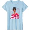 imageBarbie  1980s Black Barbie and Logo TShirtBaby Blue