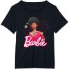 imageBarbie  1980s Black Barbie and Logo TShirtBlack