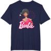 imageBarbie  1980s Black Barbie and Logo TShirtNavy Blue