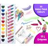 imagePhidal  Mattel Barbie Poster Paint ampamp Color  with 80 Coloring Pages 10 Water Color Paints and 12 Crayons for Kids and Children Learning Fun Deluxe Poster and Paint