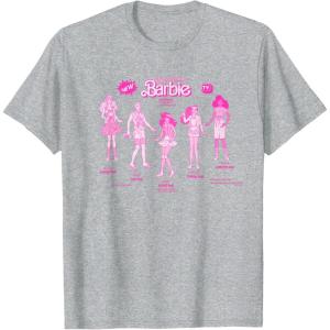 imageBarbie  California Dream Barbie ampamp Friends TShirtHeather Grey