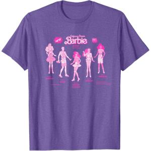 imageBarbie  California Dream Barbie ampamp Friends TShirtPurple Heather