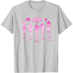 imageBarbie  California Dream Barbie ampamp Friends TShirtSilver Grey