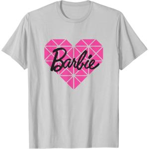 imageBarbie Gemstone Heart TShirtSilver Grey