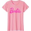 imageBarbie  Classic Script Pink Logo TShirtPink