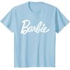 imageBarbie  Classic Script White Logo TShirtBaby Blue