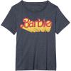 imageBarbie  Comic Book Logo TShirtHeather Blue
