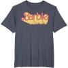 imageBarbie  Comic Book Logo TShirtHeather Blue