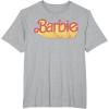 imageBarbie  Comic Book Logo TShirtHeather Grey