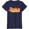 imageBarbie  Comic Book Logo TShirtNavy Blue