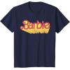imageBarbie  Comic Book Logo TShirtNavy Blue