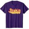imageBarbie  Comic Book Logo TShirtPurple