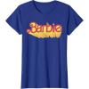 imageBarbie  Comic Book Logo TShirtRoyal Blue