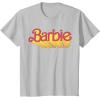 imageBarbie  Comic Book Logo TShirtSilver Grey