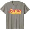 imageBarbie  Comic Book Logo TShirtSlate Grey