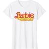 imageBarbie  Comic Book Logo TShirtWhite