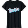 imageBarbie  Pink and Blue Logo TShirtBlack