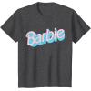 imageBarbie  Pink and Blue Logo TShirtDark Heather Grey