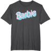 imageBarbie  Pink and Blue Logo TShirtDark Heather Grey