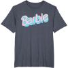 imageBarbie  Pink and Blue Logo TShirtHeather Blue