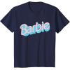 imageBarbie  Pink and Blue Logo TShirtNavy Blue