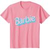 imageBarbie  Pink and Blue Logo TShirtPink