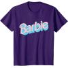 imageBarbie  Pink and Blue Logo TShirtPurple