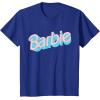imageBarbie  Pink and Blue Logo TShirtRoyal Blue