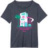 imageBarbie All I Want for Christmas is a Dreamhouse TShirtHeather Blue