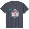 imageBarbie All I Want for Christmas is a Malibu Dreamhouse TShirtHeather Blue