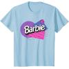 imageBarbie Retro Logo TShirtBaby Blue