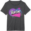 imageBarbie Retro Logo TShirtDark Heather Grey