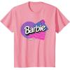 imageBarbie Retro Logo TShirtPink