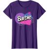 imageBarbie Retro Logo TShirtPurple
