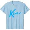 imageKen Current Script Logo TShirtBaby Blue