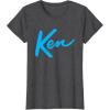 imageKen Current Script Logo TShirtDark Heather Grey