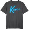 imageKen Current Script Logo TShirtDark Heather Grey