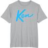 imageKen Current Script Logo TShirtHeather Grey