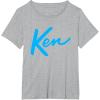 imageKen Current Script Logo TShirtHeather Grey
